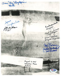 UP AN ATOM B-10 CREW MULTI SIGNED 8X10 PHOTO PSA DNA AB12818  X70