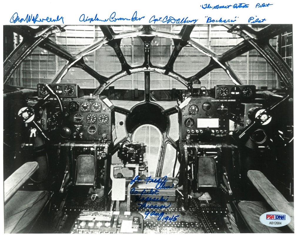 BOCKSCAR C15 CREW MULTI SIGNED 8X10 PHOTO PSA DNA AB12684 X30