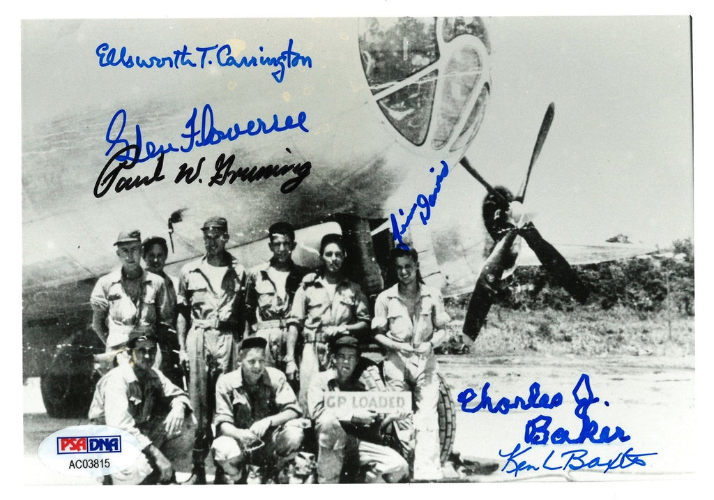JABIT III CREW MULTI SIGNED 5x7 PHOTO PSA DNA AC03815 (x6)0