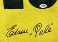 EDSON PELE SIGNED CBD 1970 BRAZIL WORLD CUP JERSEY PSA DNA AJ03586 GEM MINT 100