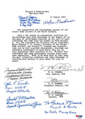 PROJECT ALBERTA MULTI SIGNED LOS ALAMOS DOCUMENT PSA DNA AD03576 x6 RARE0