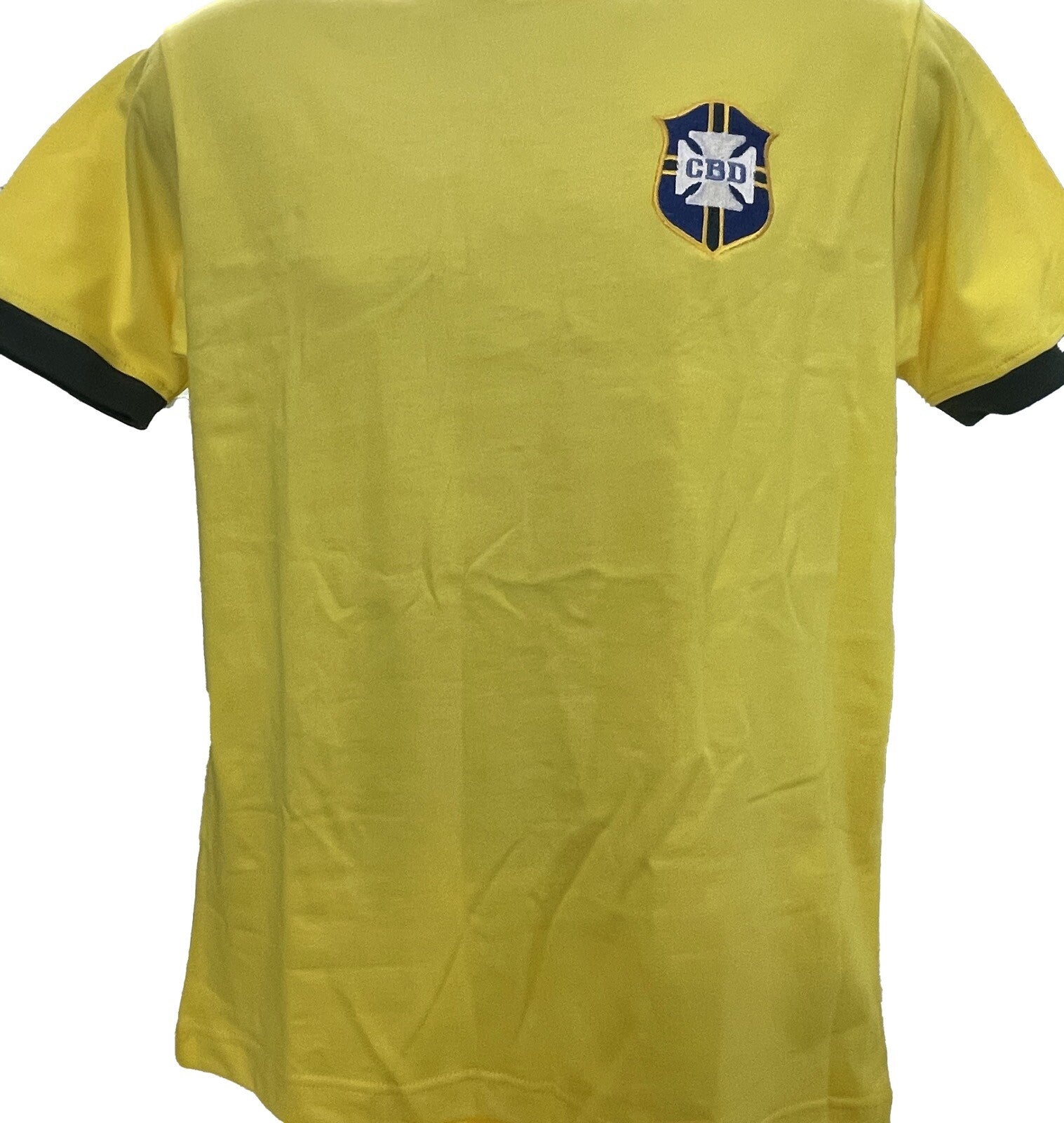 EDSON PELE SIGNED CBD 1970 BRAZIL WORLD CUP JERSEY PSA DNA AJ03586 GEM MINT 101