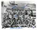 NEXT OBJECTIVE MULTI SIGNED 8X10 CREW PHOTO PSA DNA AD03550 X4 WWII0