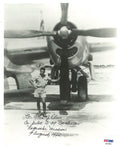 FRED OLIVI SIGNED 8X10 PHOTO PSA DNA AB12654 (D) BOCKSCAR C-15 COPILOT0
