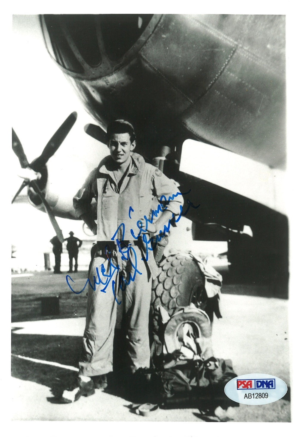 MELVIN BIERMAN SIGNED 5X7 PHOTO PSA DNA AB12809 (D) BIG STINK C-12 CREW MEMBER0