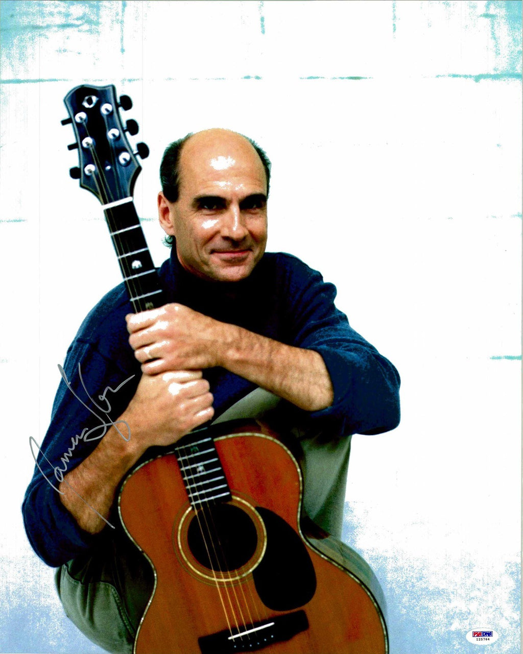 JAMES TAYLOR SIGNED 16x20 PHOTO PSA DNA I257640