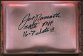 JOE NAMATH SIGNED ORANGE BOWL SEAT SB III PSA 1C51153 W/ SB III MVP & 16-7 JETS0