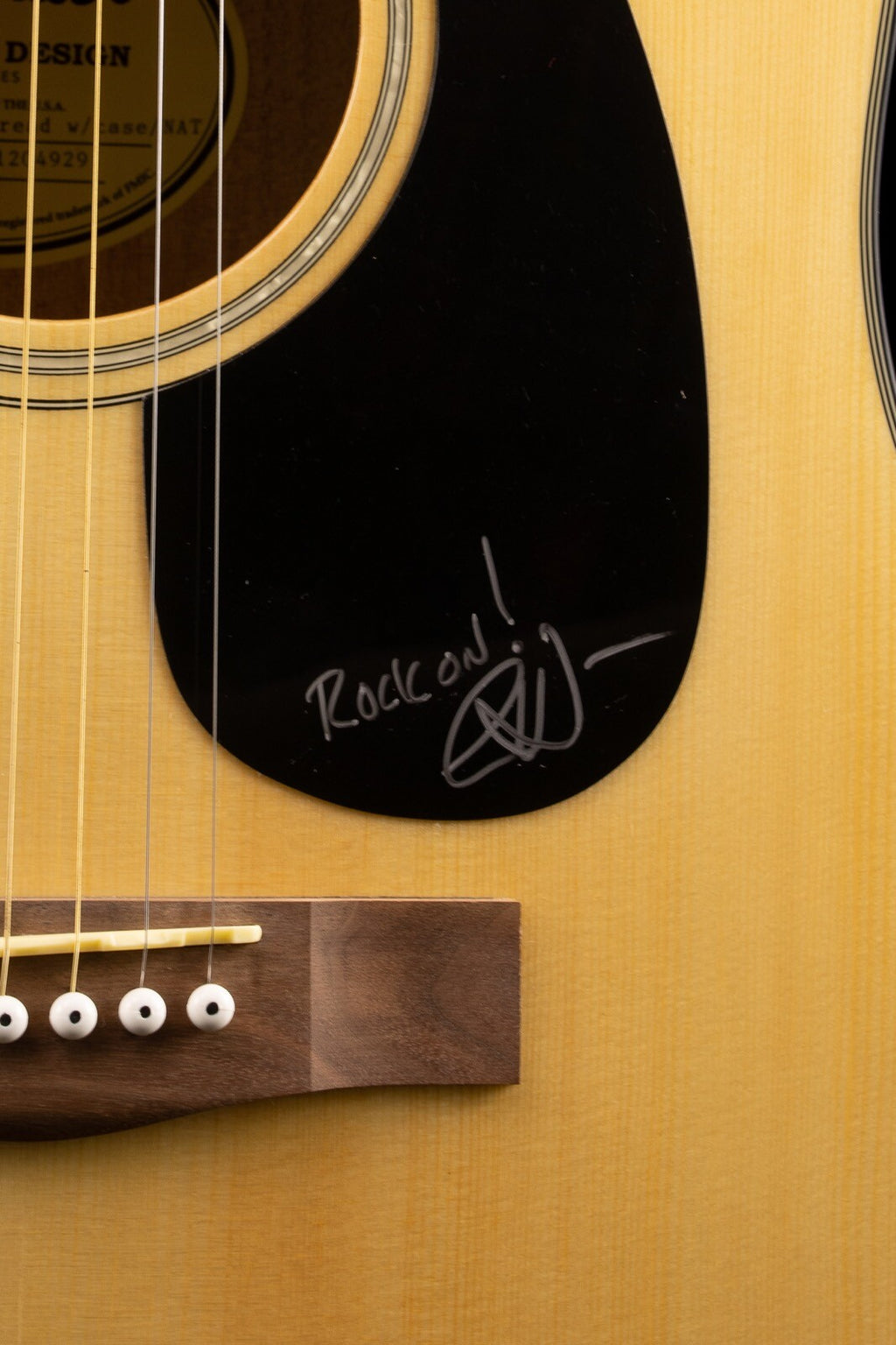 MATT NATHANSON SIGNED FENDER ACOUSTIC GUITAR WITH CASE PSA DNA COA1