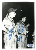 SWEENEY / ALBURY DUAL SIGNED 5X7 PHOTO BOCKSCAR C-15 PSA DNA AB126680