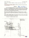 RICHARD NELSON SIGNED SILVER STAR DOCUMENT PSA DNA AD07650 (D) ENOLA GAY0