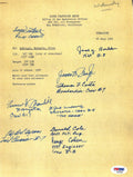 509TH COMPOSITE GROUP MULTI SIGNED YOKKAICHI DOCUMENT PSA DNA AD03563 X90