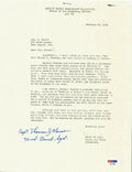 THOMAS CLASSEN SIGNED PSA DNA AE71492 (D) WWII MIA LETTER 509TH COMP GROUP0