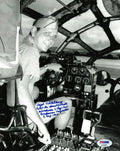 CD ALBURY SIGNED 8X10 PHOTO PSA DNA AC03830 (D) WWII BOCKSCAR C-150