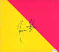 JAMES TAYLOR SIGNED FLAG ALBUM PSA DNA FULL LETTER0
