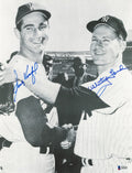 SANDY KOUFAX & WHITEY FORD DUAL SIGNED 11X14 PHOTO BAS A624980