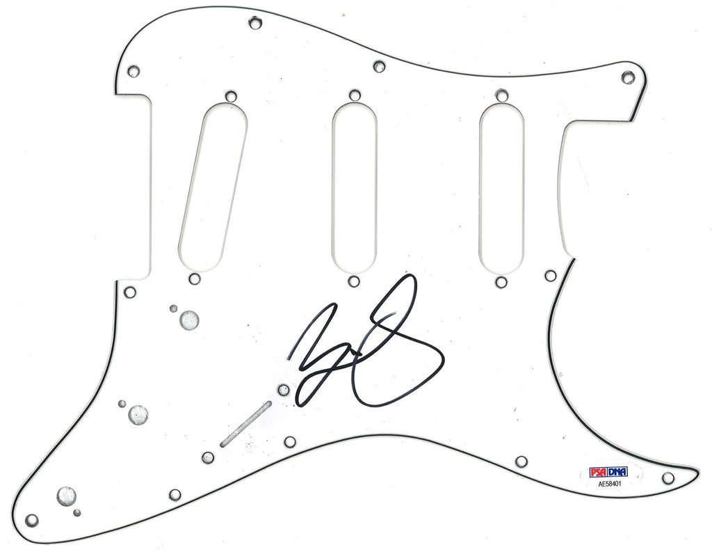 BRAD PAISLEY SIGNED STRATOCASTER PICKGUARD PSA DNA LETTER0