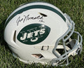 JOE NAMATH SIGNED NEW YORK JETS FULL SIZE SPEED HELMET JSA WIT7059640