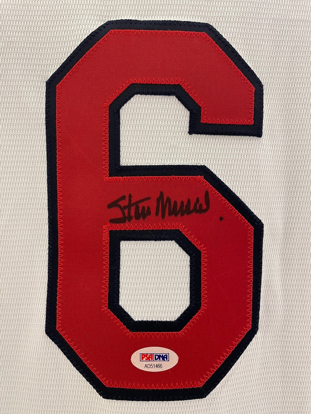 STAN MUSIAL SIGNED ST LOUIS CARDINALS MAJESTIC JERSEY PSA DNA COA1