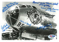 STRAIGHT FLUSH C-11 MULTI SIGNED 5X7 PHOTO PSA DNA AB12782 x70