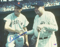 TED WILLIAMS SIGNED 11x14 PSA DNA I09565 (D) W/ BABE RUTH0