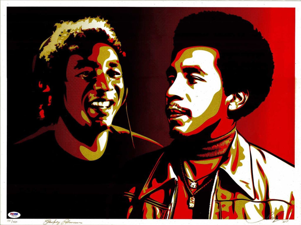 SMOKEY ROBINSON SIGNED SHEPARD FAIREY PRINT PSA DNA V94183 LE #131/4500
