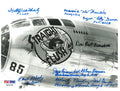 STRAIGHT FLUSH C-11 MULTI SIGNED 5X7 PHOTO PSA DNA AB12783 x70
