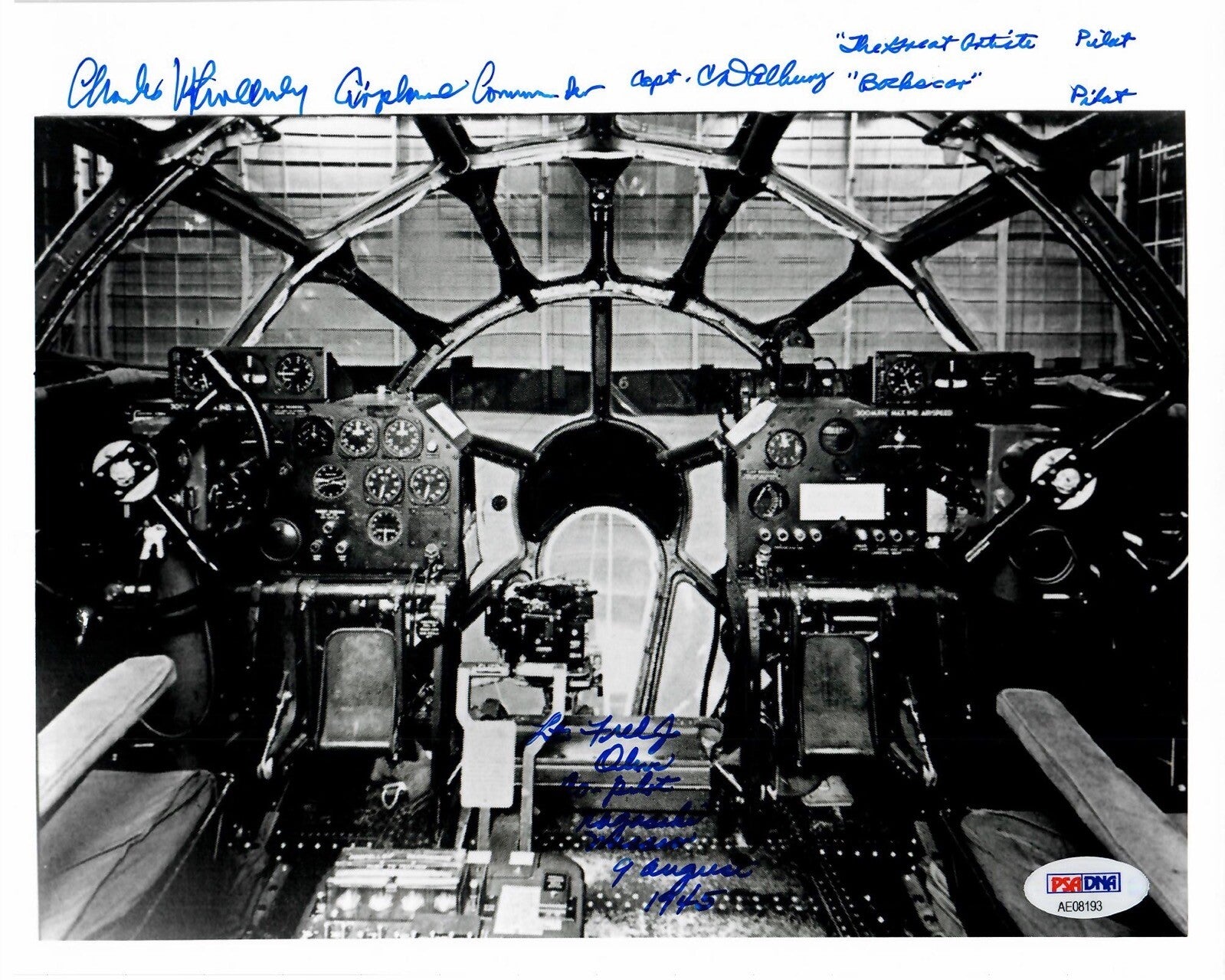 SWEENEY / ALBURY / OLIVI SIGNED 8X10 PHOTO PSA DNA AE08193 (D) BOCKSCAR C-150