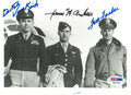 Dutch Van Kirk Ferebee James Anderson Signed 5x7 WWII PSA DNA LOA Rare0