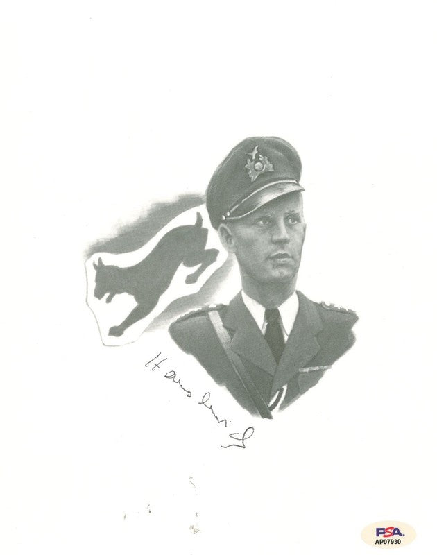 Hans Wind Signed 8x10 Print PSA DNA LOA Jay Ashurst Artwork0