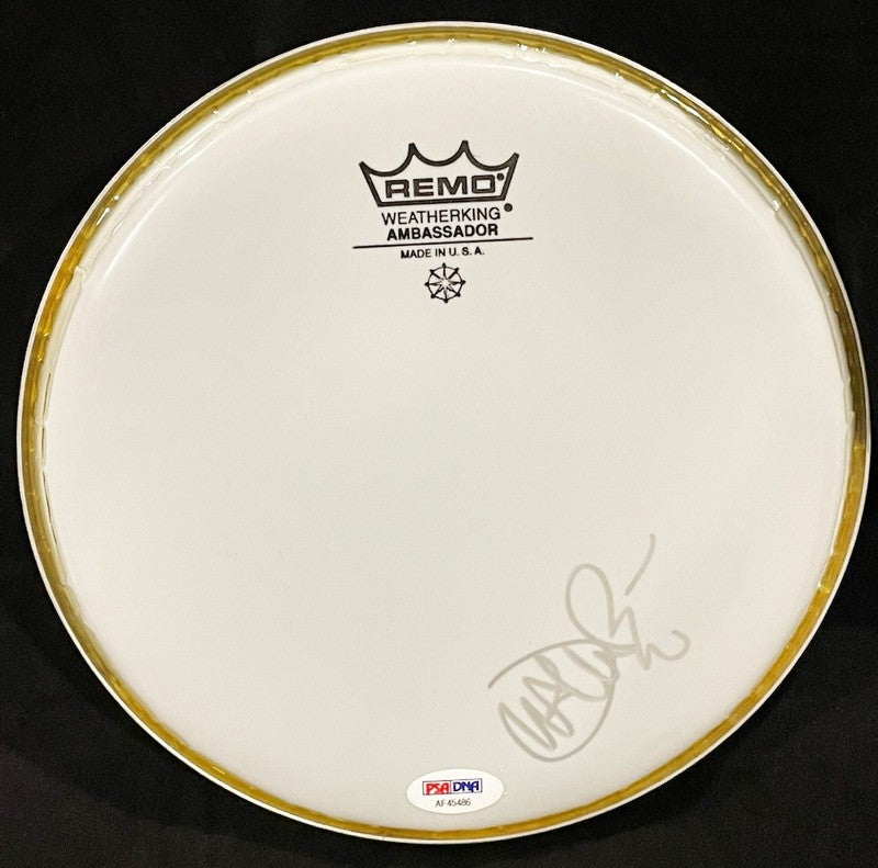 John Mayer Signed 9" White Drumhead Full Signature PSA DNA LOA0