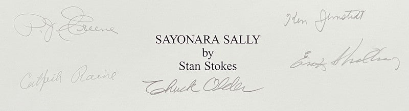 AVG Flying Tigers Signed Sayonara Sally Print Stan Stokes x5 Autos WWII1