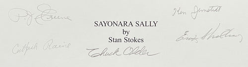 AVG Flying Tigers Signed Sayonara Sally Print Stan Stokes x5 Autos WWII1