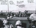 Iwo Jima Veterans Signed 11x14 Photograph 6 Veterans PSA DNA LOA WWII0
