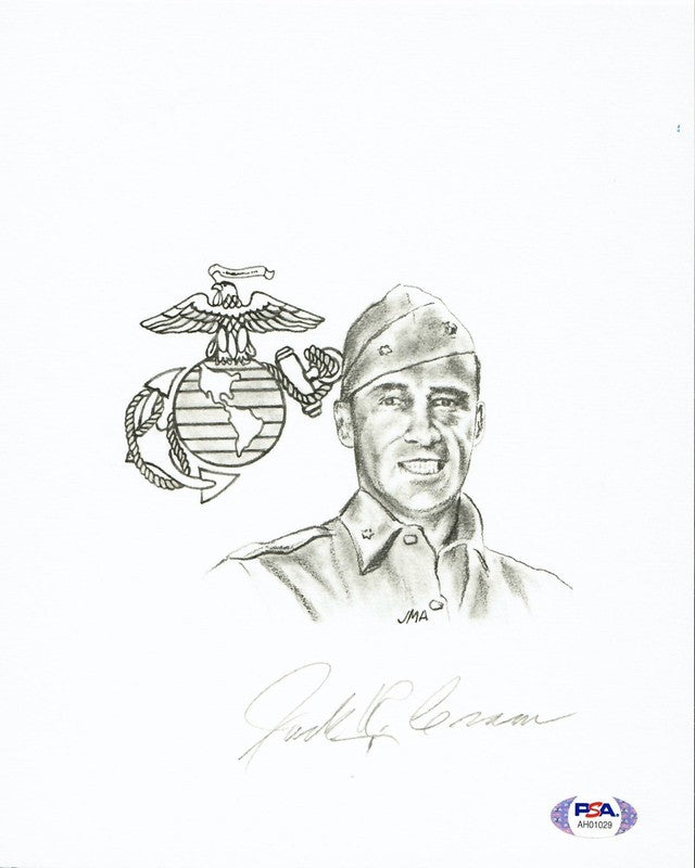 Mad Jack Cram Signed 8x10 Print PSA DNA LOA Jay Ashurst Artwork0