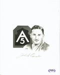 John Oswalt Signed 8x10 Print PSA DNA LOA Jay Ashurst Artwork0