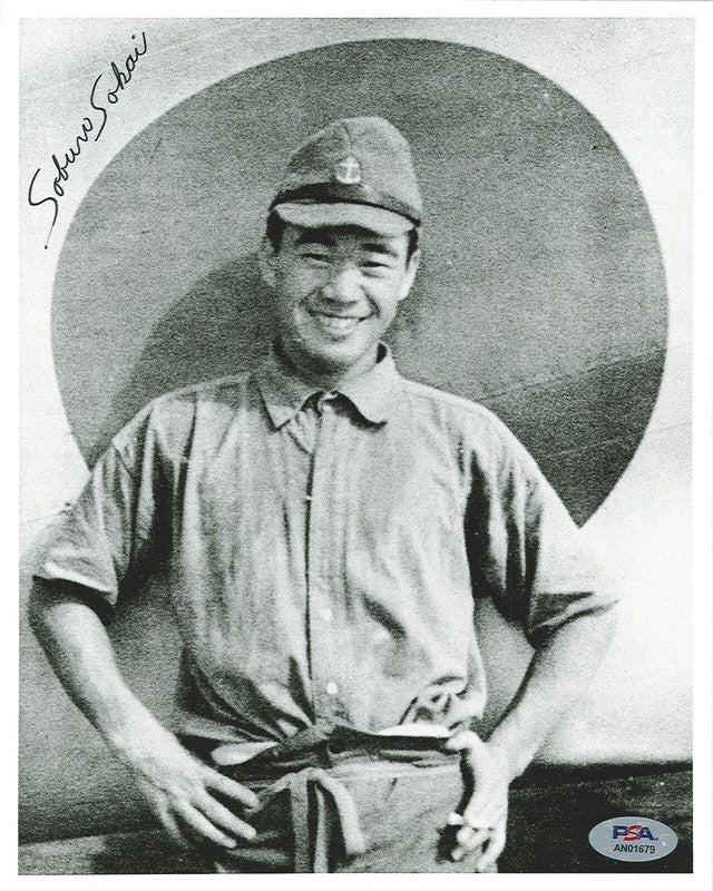 SABURO SAKAI SIGNED 8X10 PHOTOGRAPH PSA DNA (D) WWII ACE 64V0