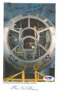 Tom Ferebee Stewart Williams Dual Signed 5x8 Enola Gay PSA DNA LOA Rare0