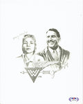 James Haizlip & Mary Haizlip Dual Signed 8x10 Print PSA DNA LOA Jay Ashurst0