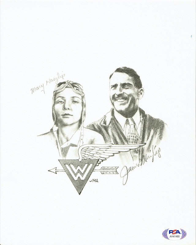 James Haizlip & Mary Haizlip Dual Signed 8x10 Print PSA DNA LOA Jay Ashurst0