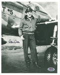 ROBIN OLDS SIGNED 8X10 PHOTOGRAPH PSA DNA (D) WWII ACE 17V0