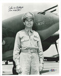 JOHN MITCHELL SIGNED 8X10 (D) PSA DNA WWII ACE 11V YAMAMATO MISSION0