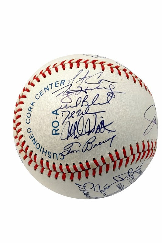 PERFECT GAME MULTI SIGNED BASEBALL BAS A62493 17 AUTOS HUNTER KOUFAX HALLADAY3