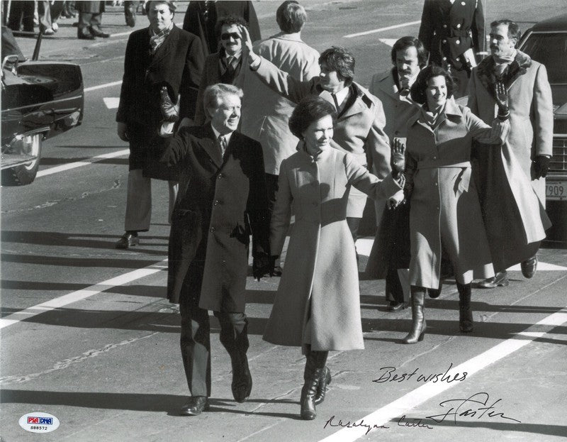 Jimmy Carter Rosalynn Carter Dual Signed Photo PSA DNA President First Lady 720