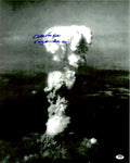 Theodore "Dutch" Van Kirk Signed 16x20 Hiroshima Atomic Bomb Photo PSA DNA LOA0