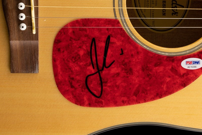 Jon Pardi Signed Fender Acoustic Guitar PSA DNA COA w/ Fender Case0