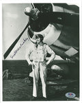 SCOTT MCCUSKEY SIGNED 8X10 (D) PSA DNA WWII ACE 13.5V0