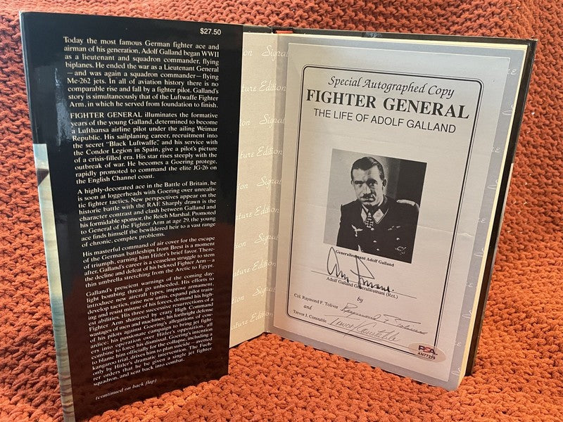 Adolf Galland Signed Fighter General Deluxe Edition PSA DNA Autograph0