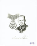Bernard Fisher Signed 8x10 Print PSA DNA LOA Jay Ashurst Artwork0