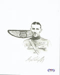 George Vaughn Signed 8x10 Print PSA DNA LOA Jay Ashurst Artwork0