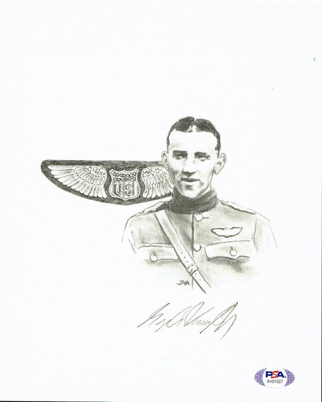 George Vaughn Signed 8x10 Print PSA DNA LOA Jay Ashurst Artwork0